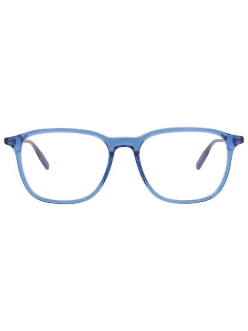 New Montblanc Mens Square/Rectangle Blue Blue Transparent Fashion Designer Eyegl